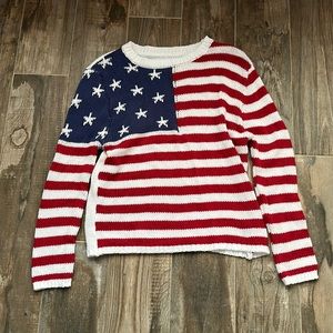 american flag sweater